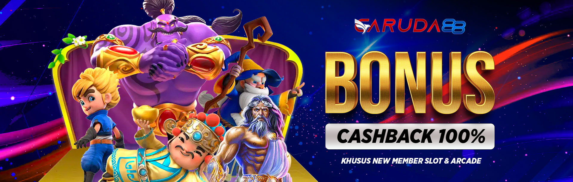 BONUS CASHBACK 100%