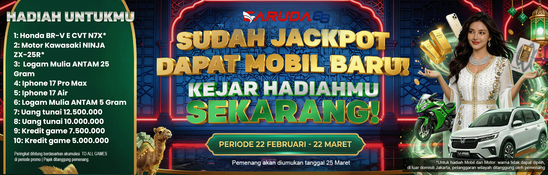 BONUS PANJAT TURNOVER