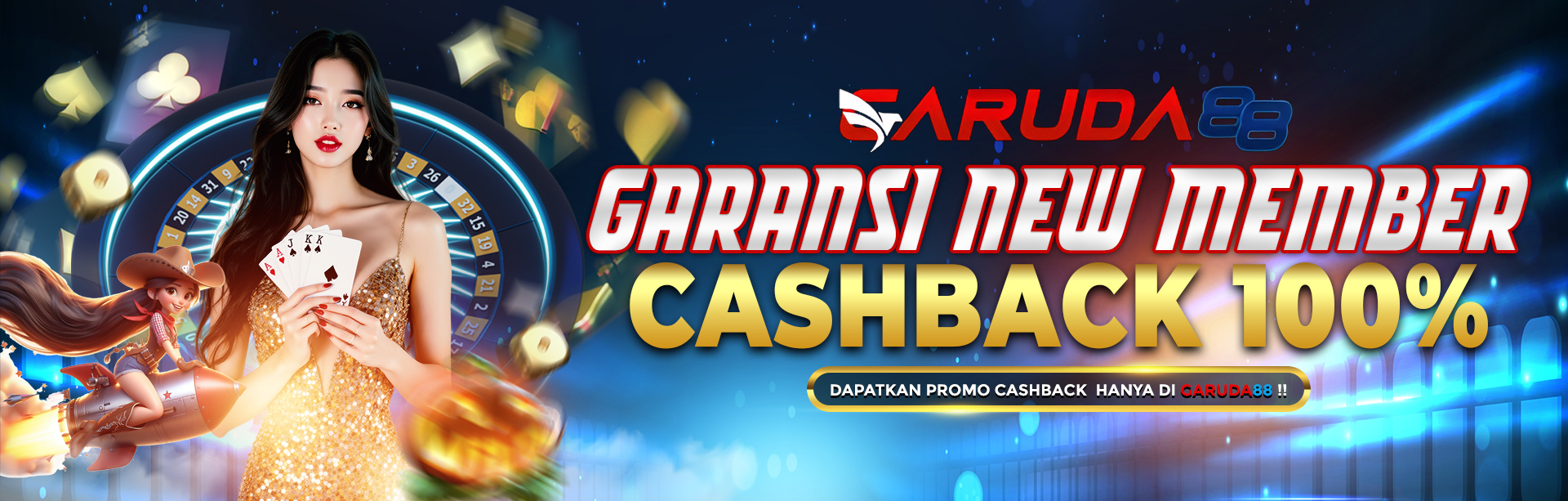 BONUS CASHBACK 100%