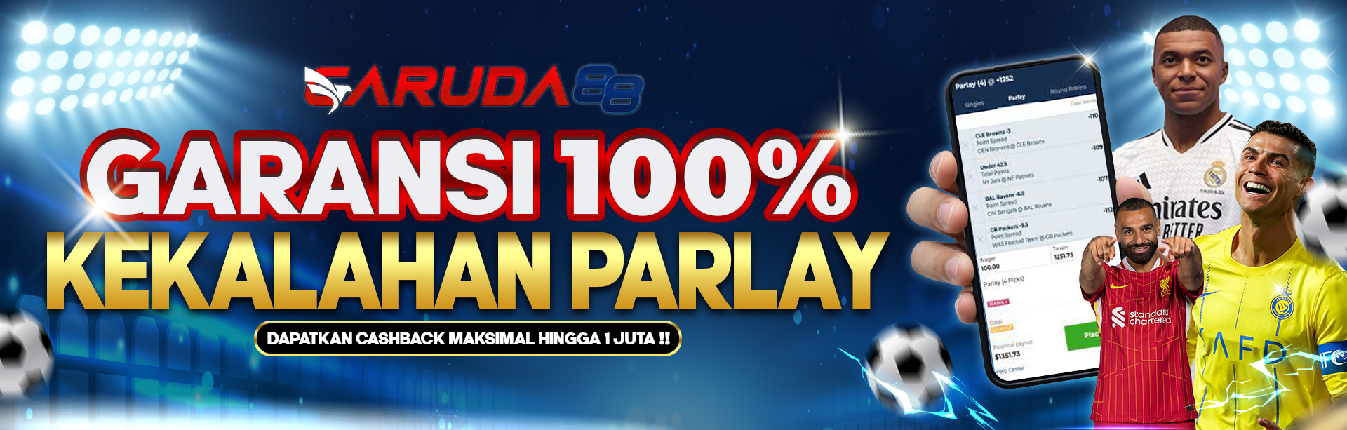 KALAH PARLAY KAMI GANTI 100% GARUDA88