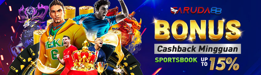 BONUS CASHBACK MINGGUAN SPORTSBOOK UP TO 15%	